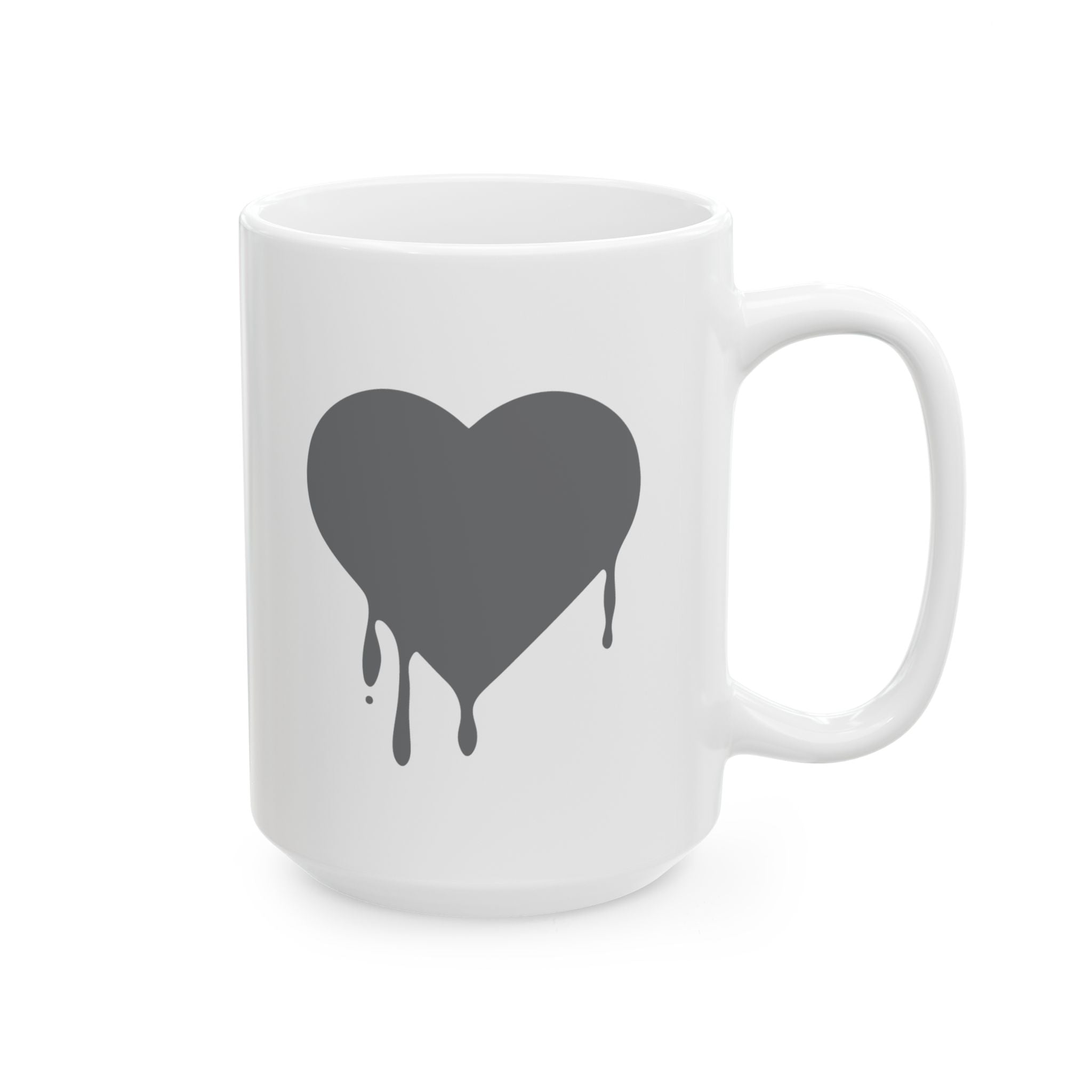 Drippin Heart Ceramic Mug-Phoenix Styles