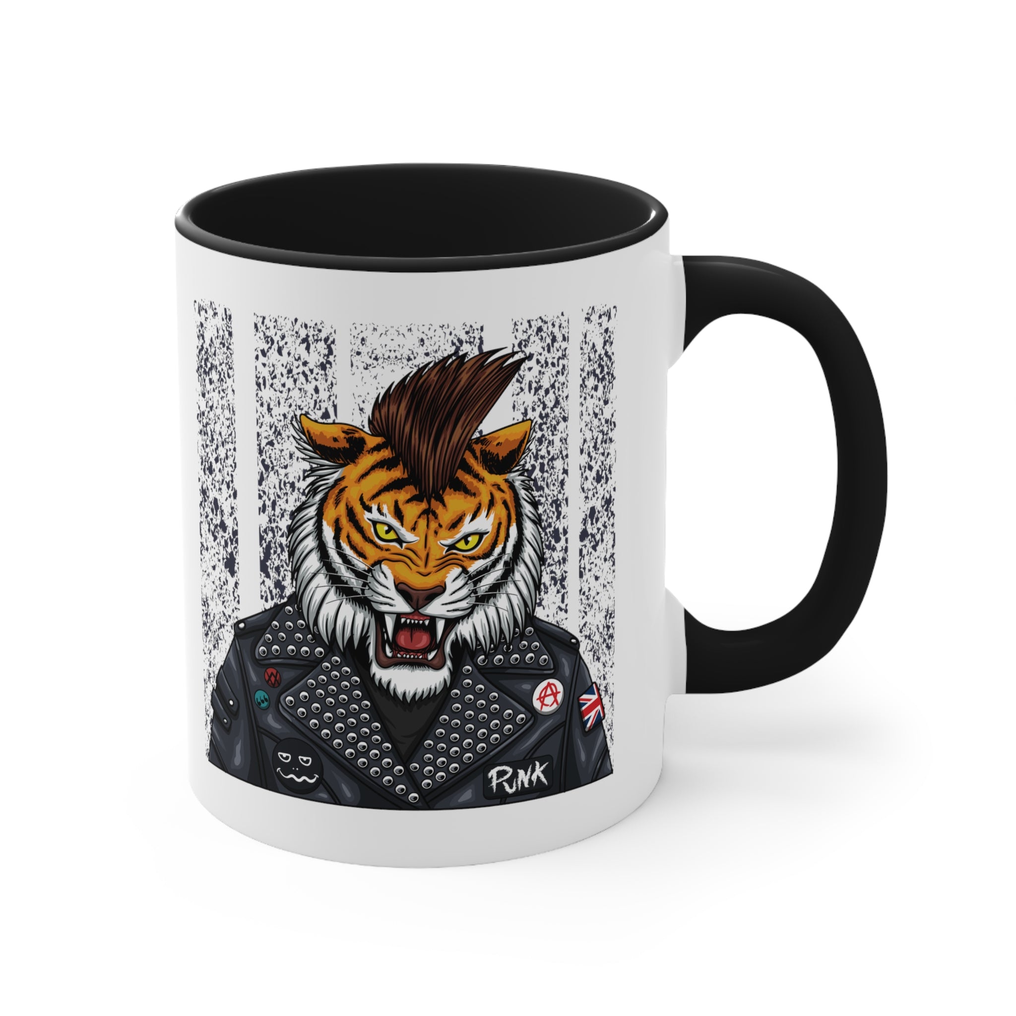 Tiger Accent Coffee Mug, 11oz-Phoenix Styles