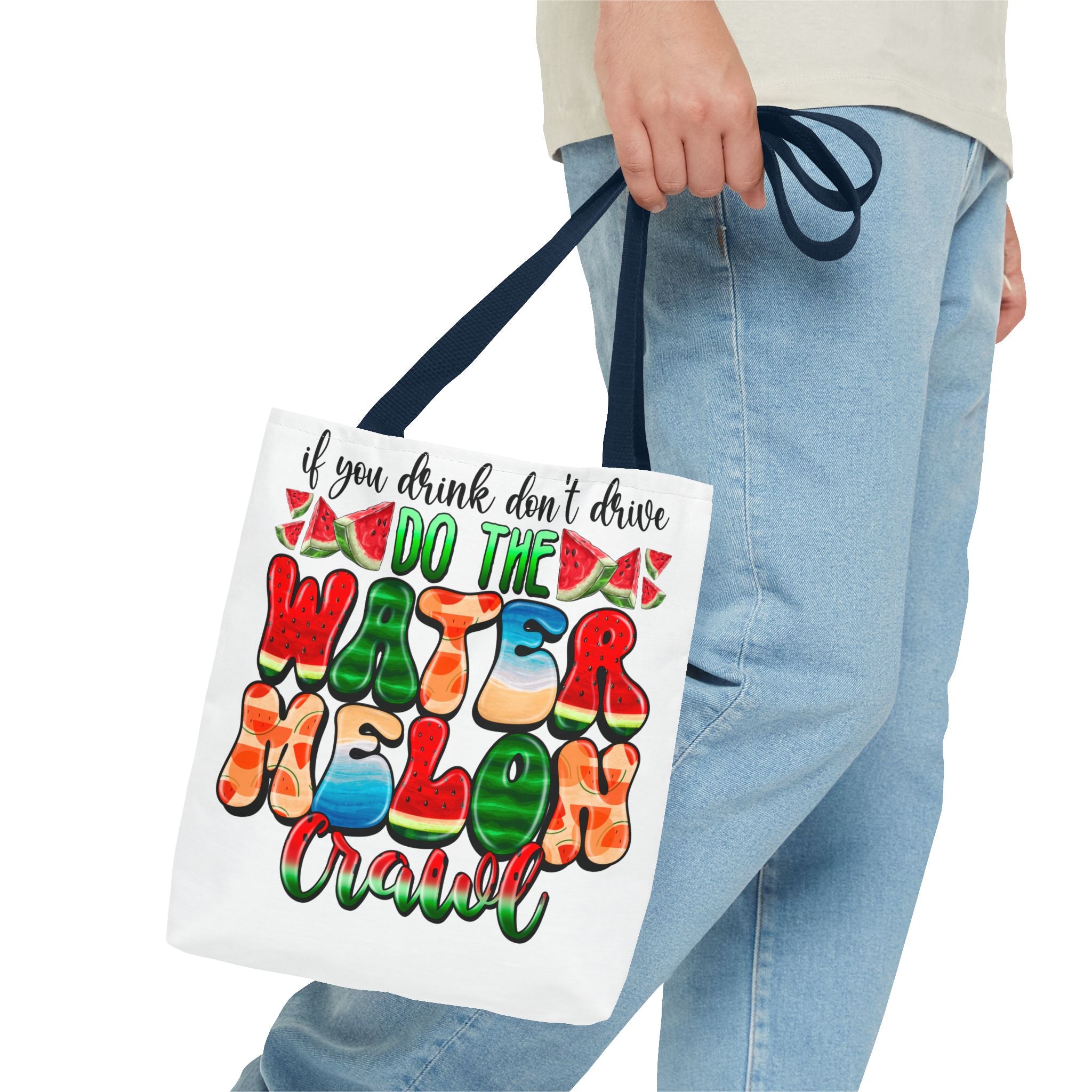 Do The Watermelon Crawl Tote Bag-Phoenix Styles