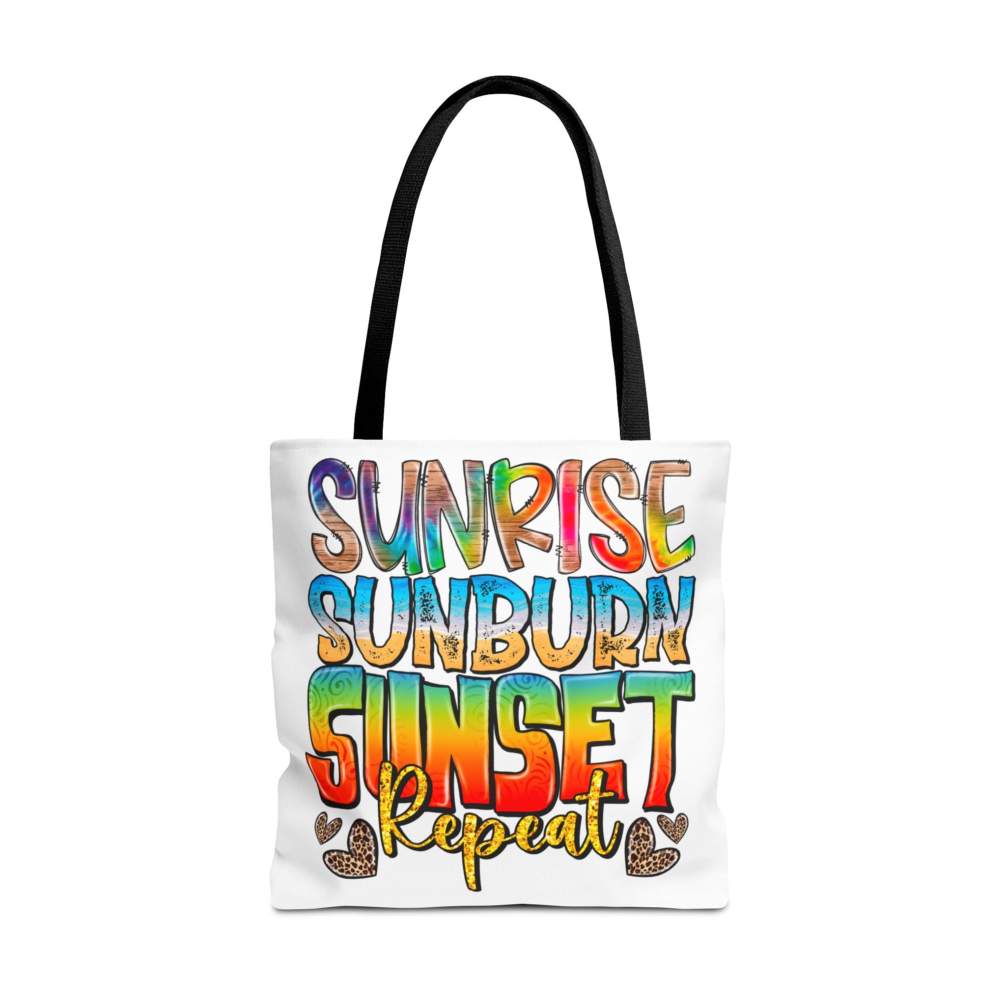 Sunrise Sunburn Sunset Repeat Tote Bag-Phoenix Styles