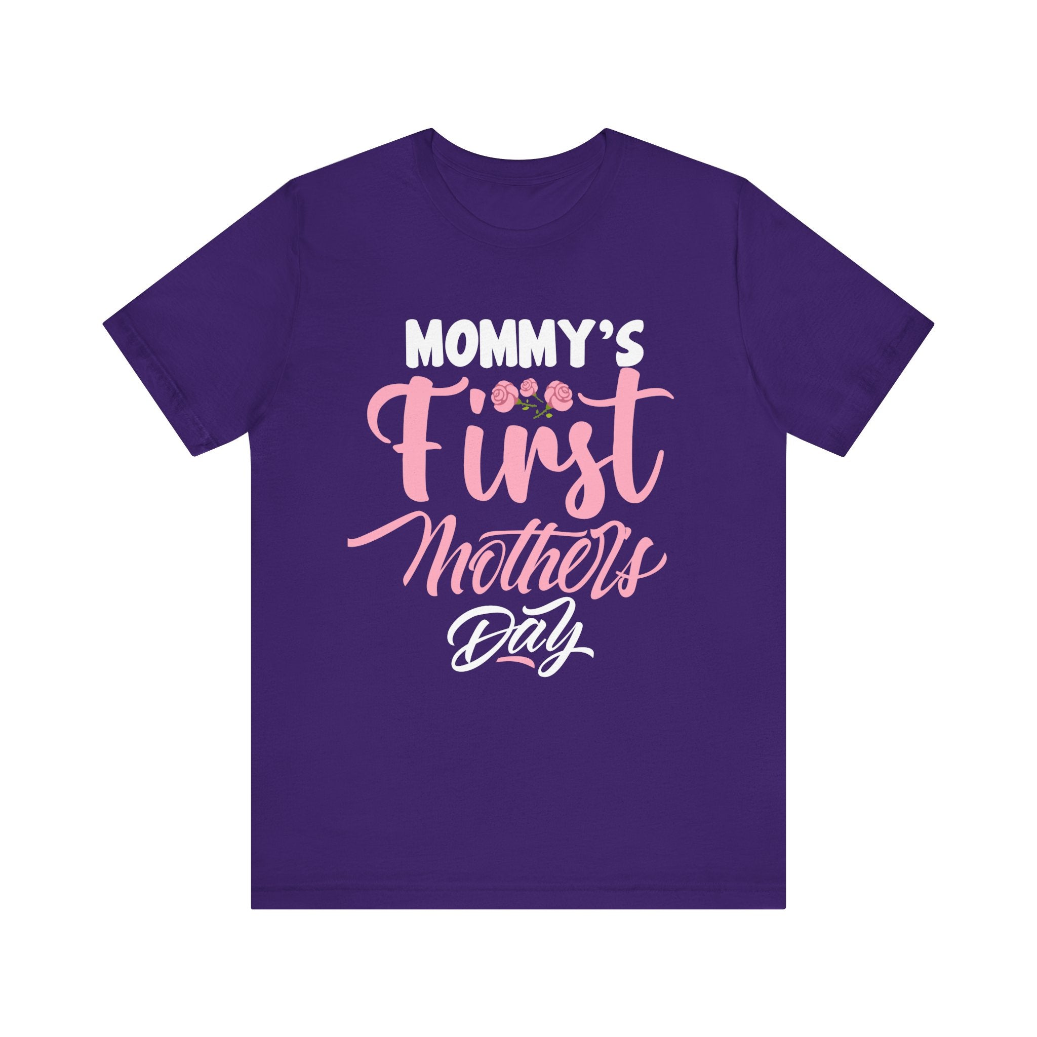 Mommy's First Mothers Day T-Shirt - Unisex Garment-Dyed Tee