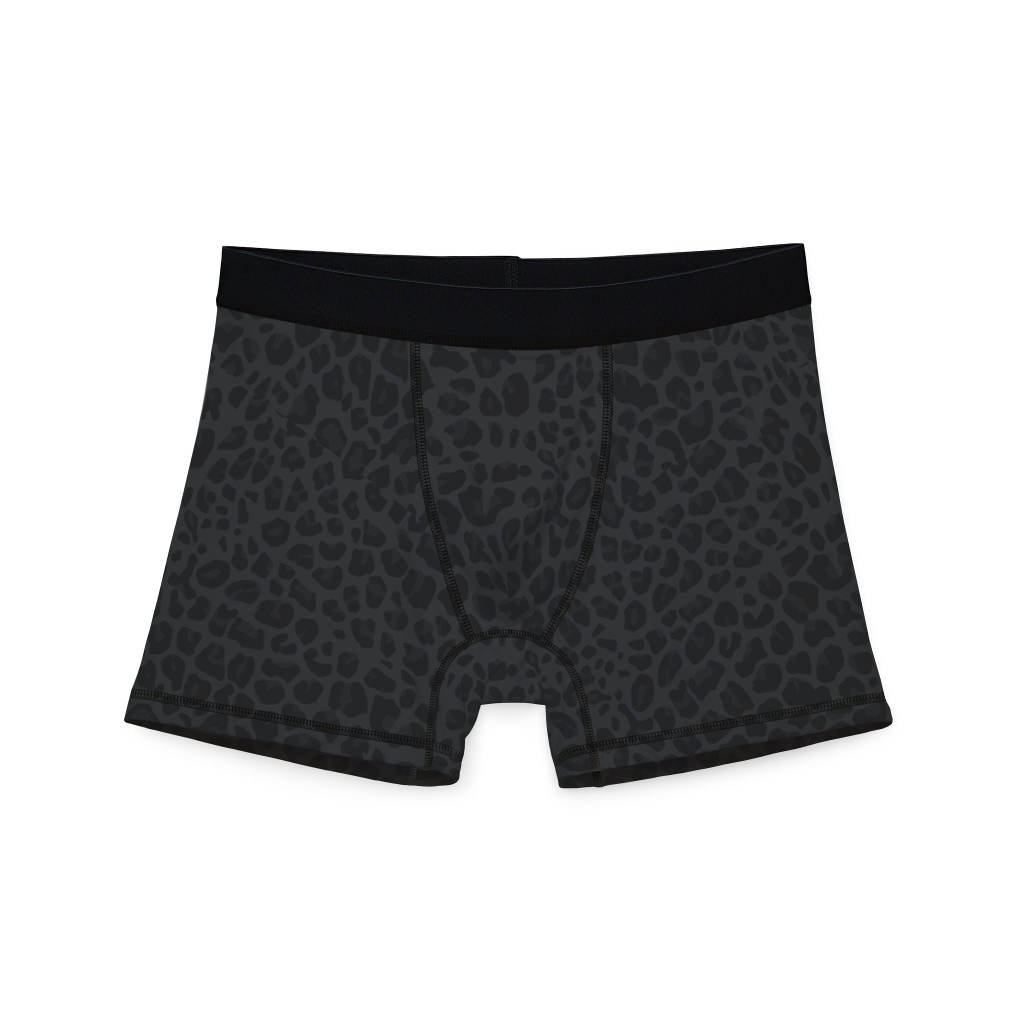 Stylish Leopard Print Men's Boxers - Comfortable & Trendy Underwear