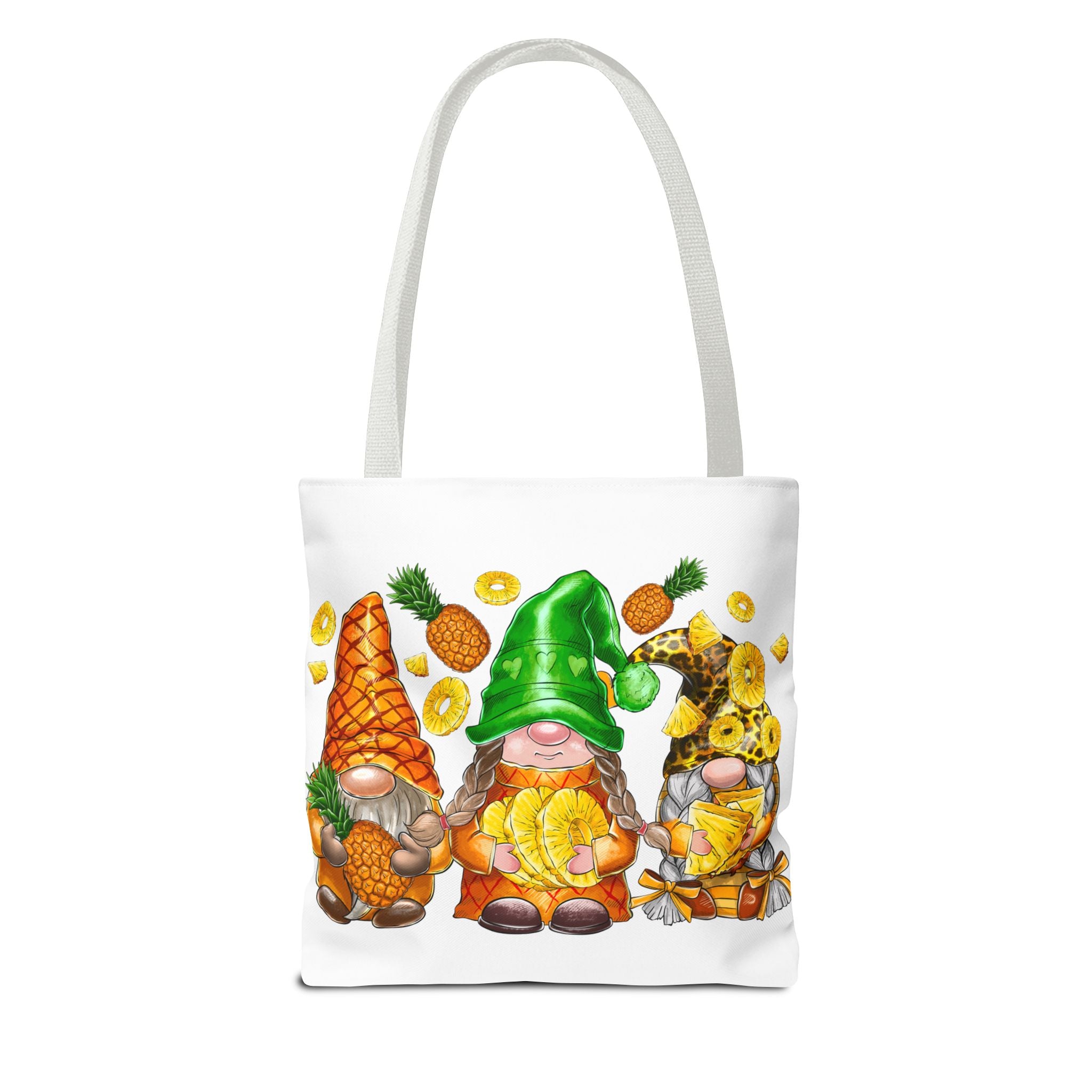 Pineapple Gnomes Tote Bag-Phoenix Styles