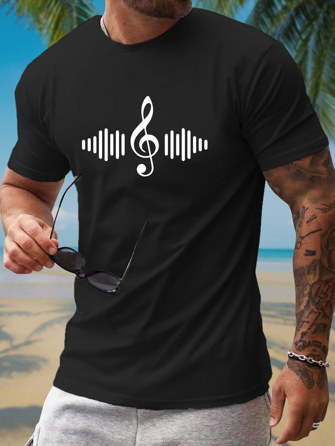 Music Printed T-Shirt