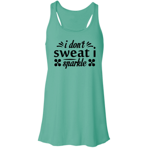 I Don't Sweat I Sparkle Tank Top-Phoenix Styles