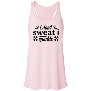 I Don't Sweat I Sparkle Tank Top-Phoenix Styles