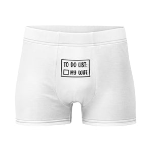 To Do List My Wife Boxer Briefs-Phoenix Styles