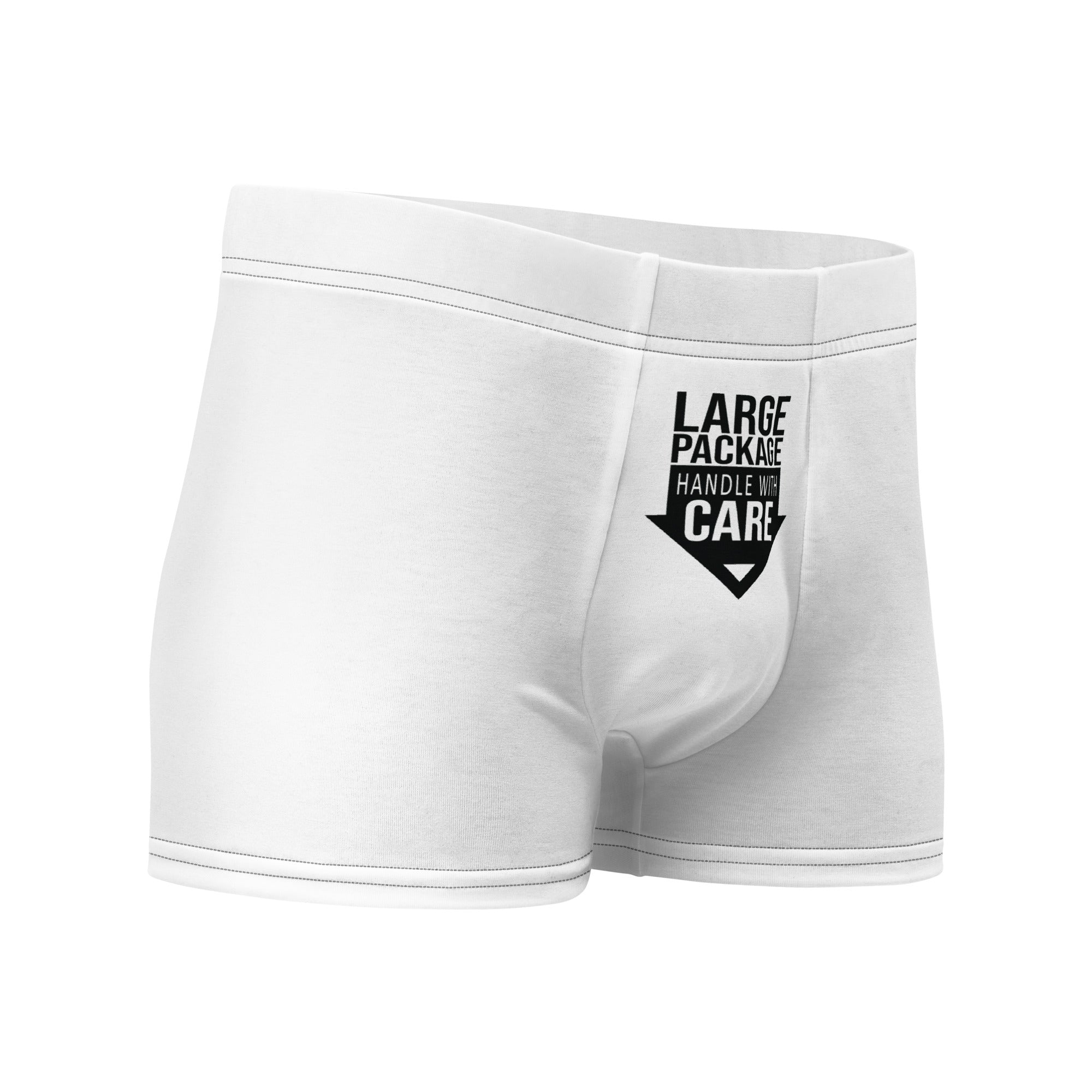 Large Package Handle with Care Boxer Briefs-Phoenix Styles