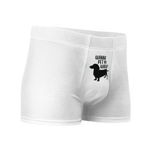 Wanna Pet My Wiener Boxer Briefs-Phoenix Styles