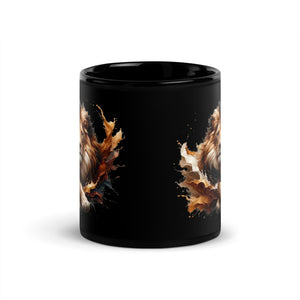 Lion Black Mug-Phoenix Styles