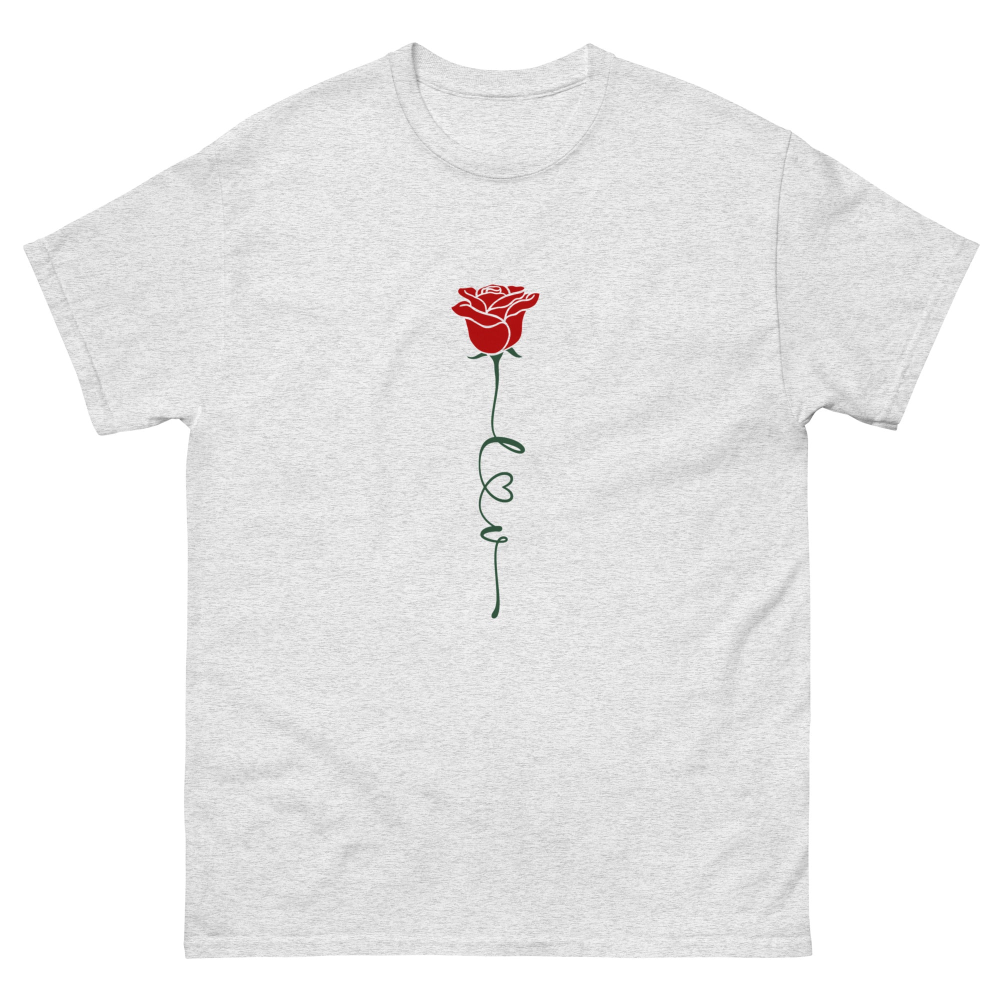 Red Rose Unisex classic tee-Phoenix Styles