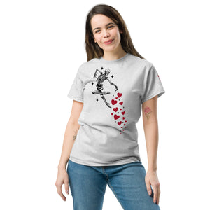 Skeleton Valentines Unisex classic tee-Phoenix Styles