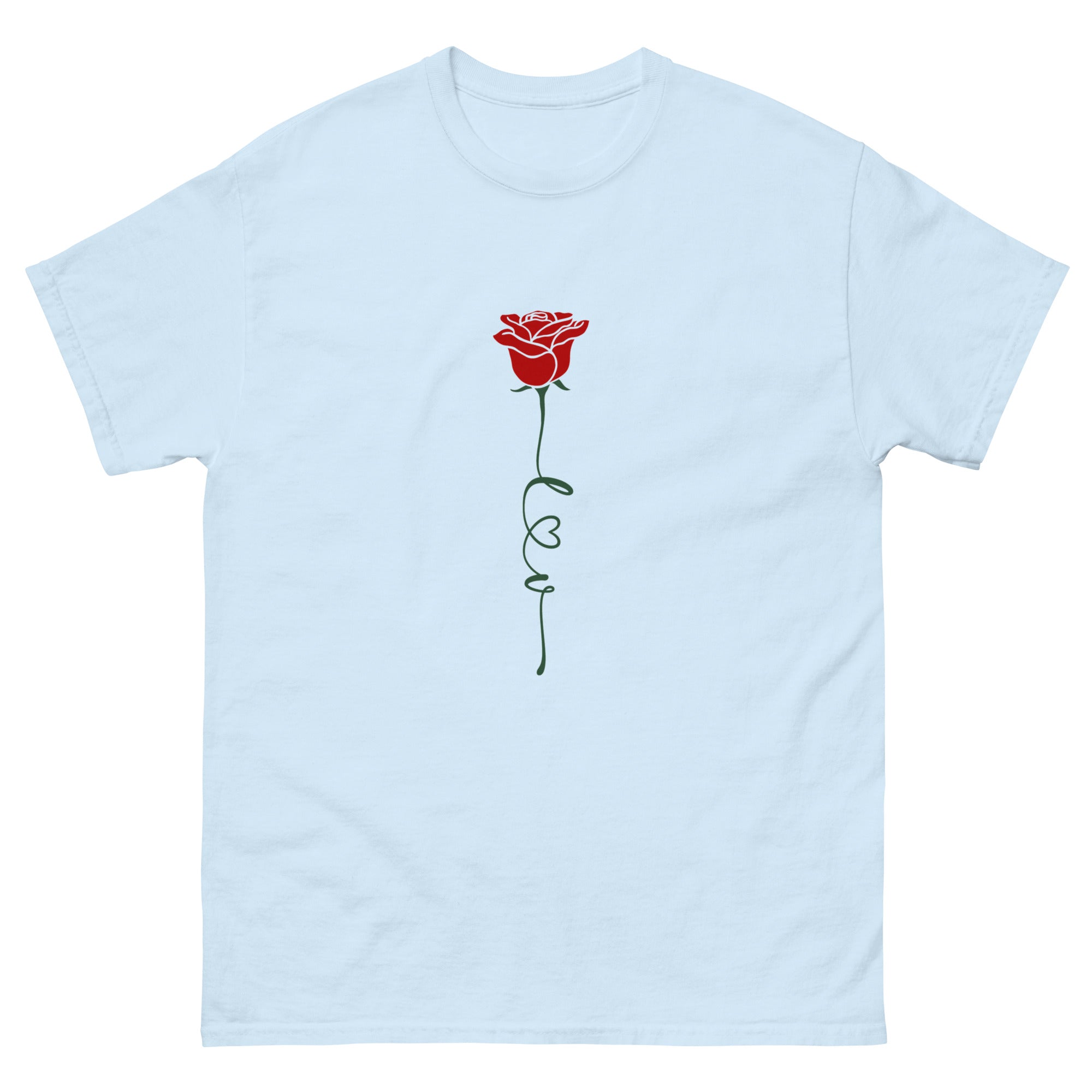 Red Rose Unisex classic tee-Phoenix Styles