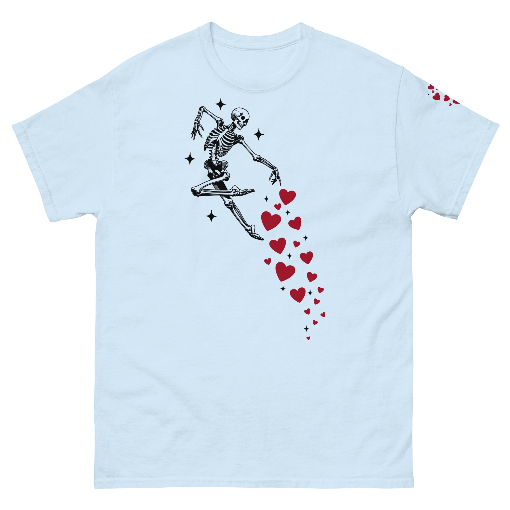 Skeleton Valentines Unisex classic tee-Phoenix Styles