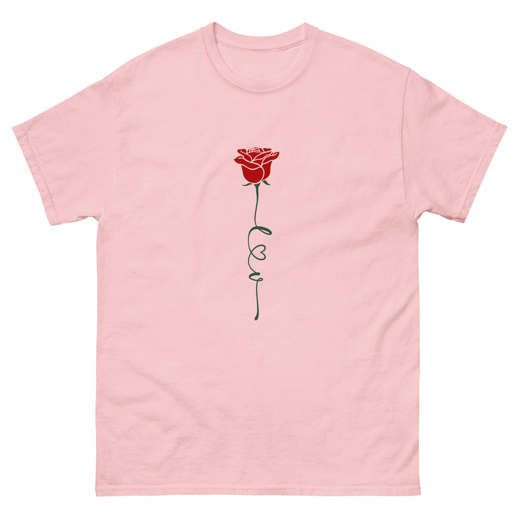 Red Rose Unisex classic tee-Phoenix Styles