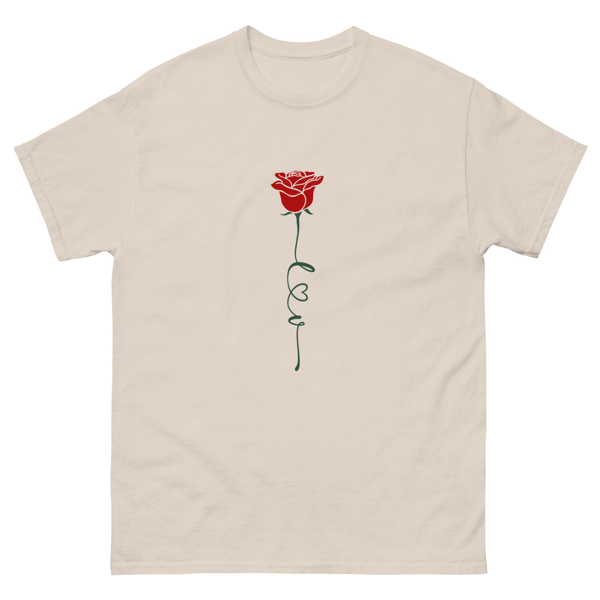 Red Rose Unisex classic tee-Phoenix Styles