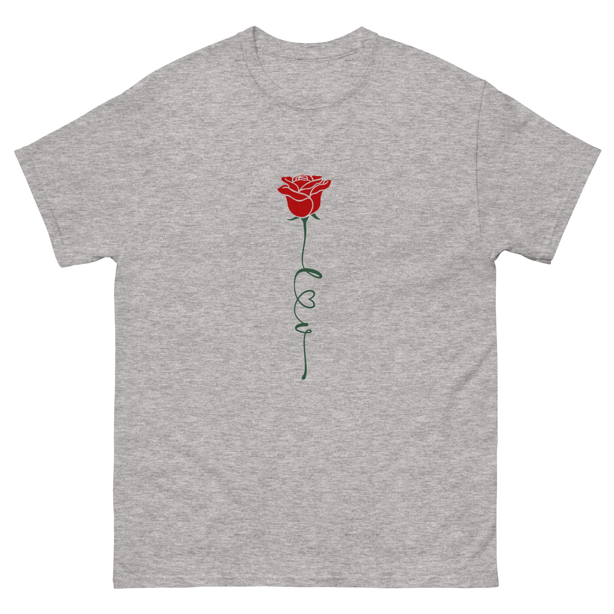 Red Rose Unisex classic tee-Phoenix Styles