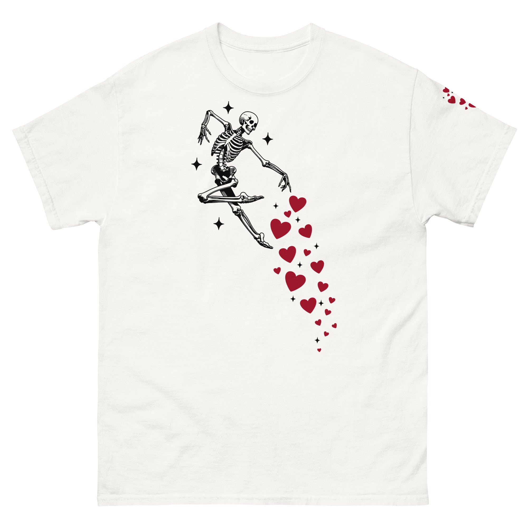 Skeleton Valentines Unisex classic tee-Phoenix Styles