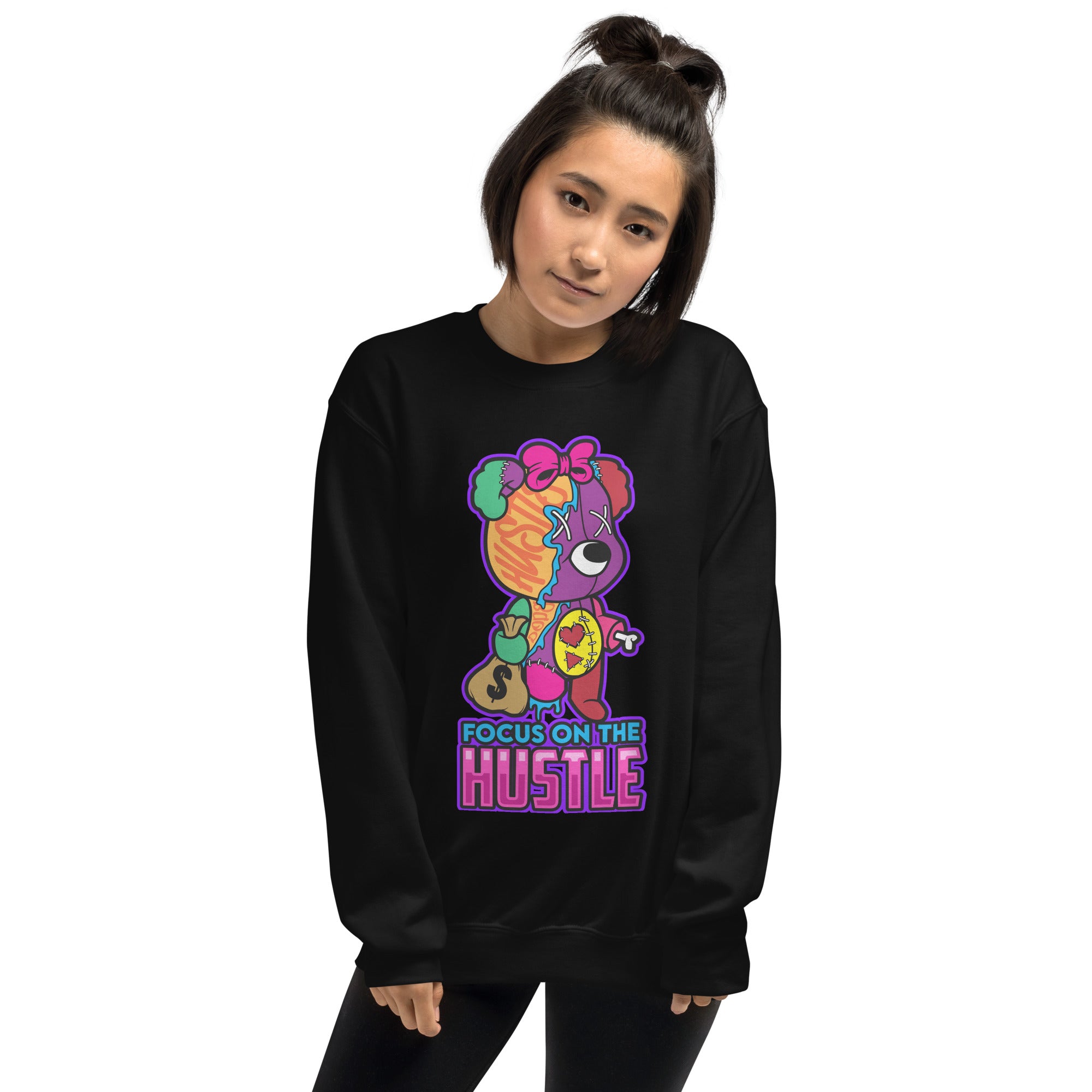 Focus on the Hustle Unisex Sweatshirt-Phoenix Styles