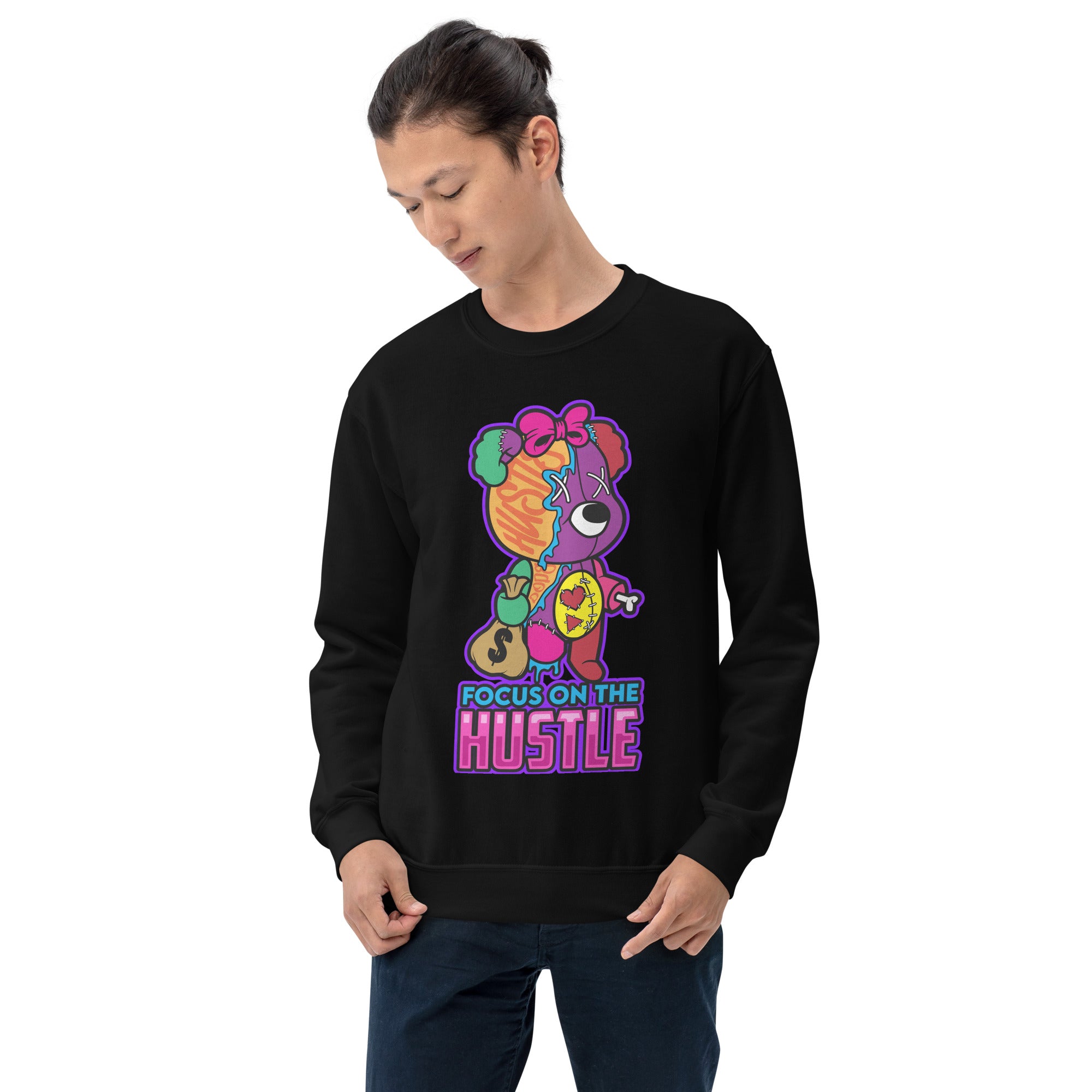 Focus on the Hustle Unisex Sweatshirt-Phoenix Styles