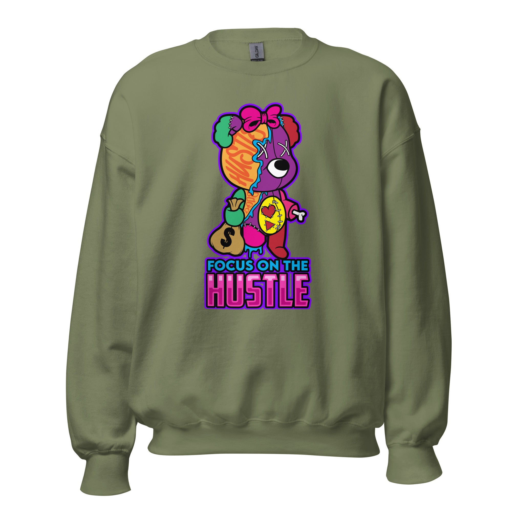 Focus on the Hustle Unisex Sweatshirt-Phoenix Styles