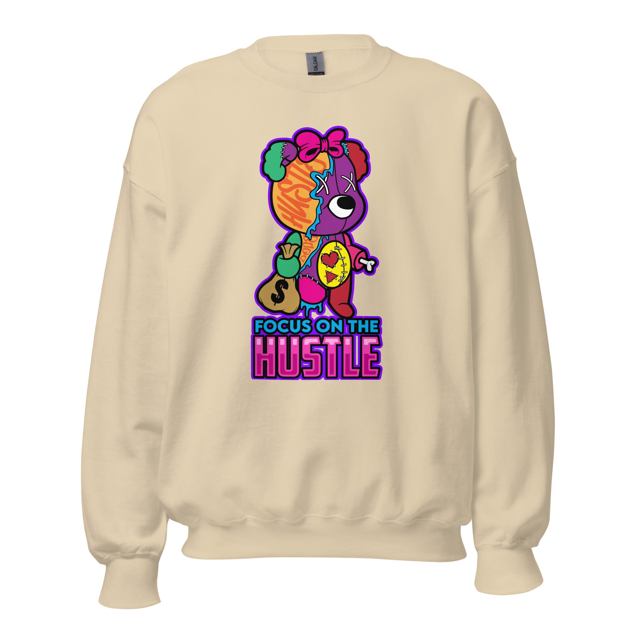 Focus on the Hustle Unisex Sweatshirt-Phoenix Styles