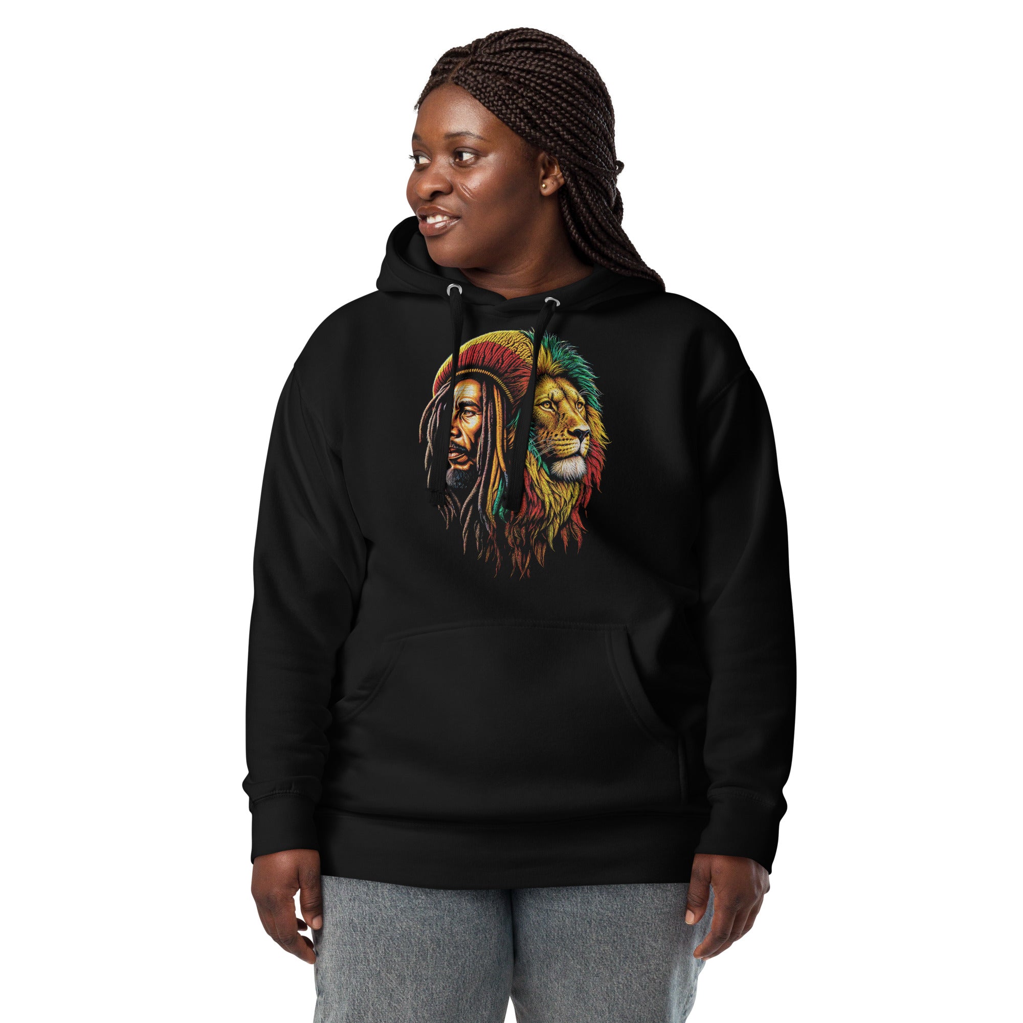 Bob Lion Unisex Hoodie-Phoenix Styles