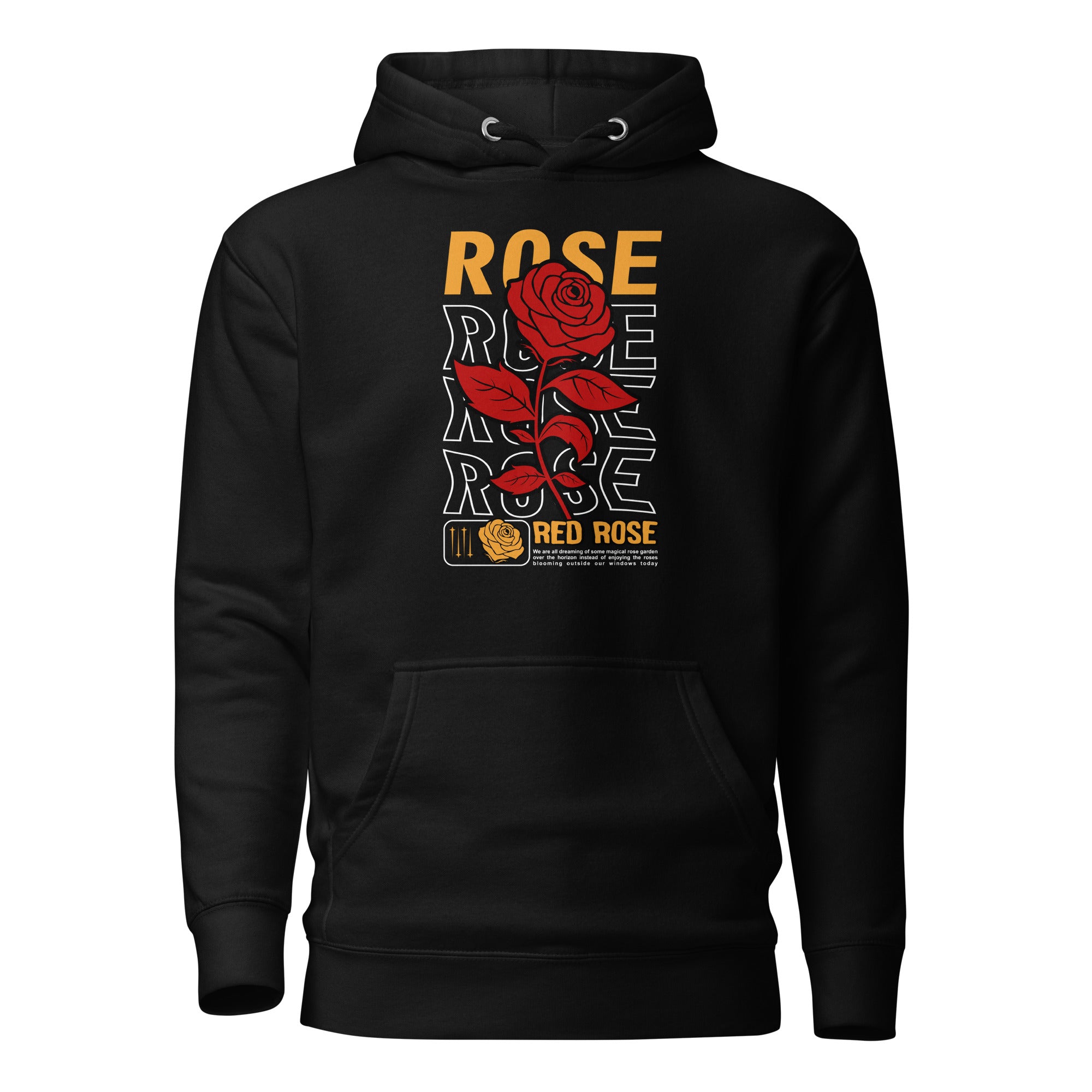 Red Roses Hoodie-Phoenix Styles