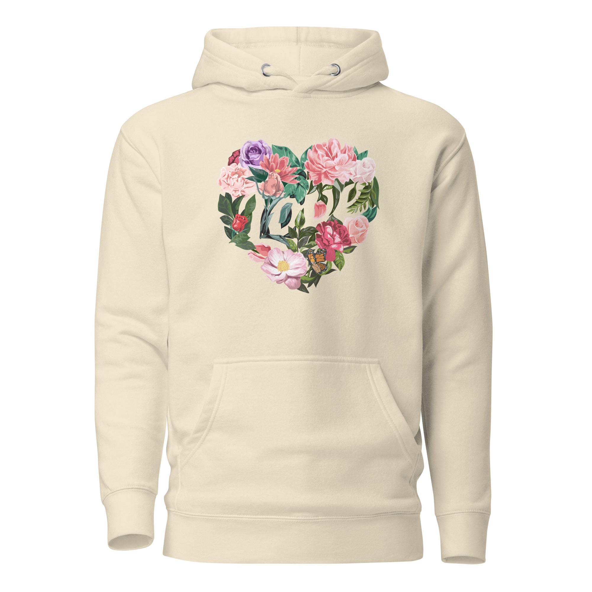 Floral Love Hoodie-Phoenix Styles