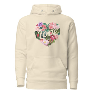 Floral Love Hoodie-Phoenix Styles