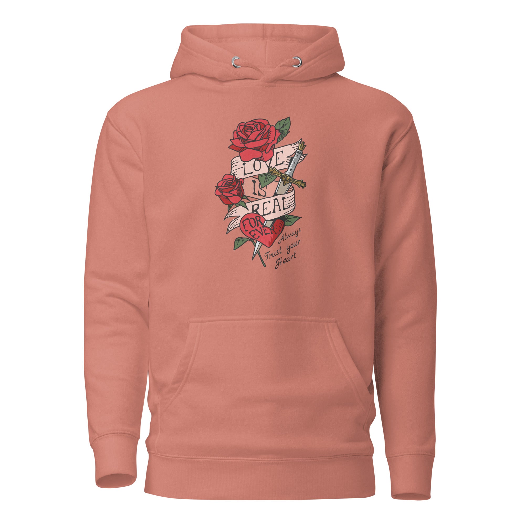 Love Is Real Hoodie-Phoenix Styles