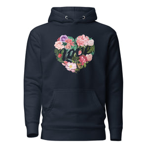 Floral Love Hoodie-Phoenix Styles