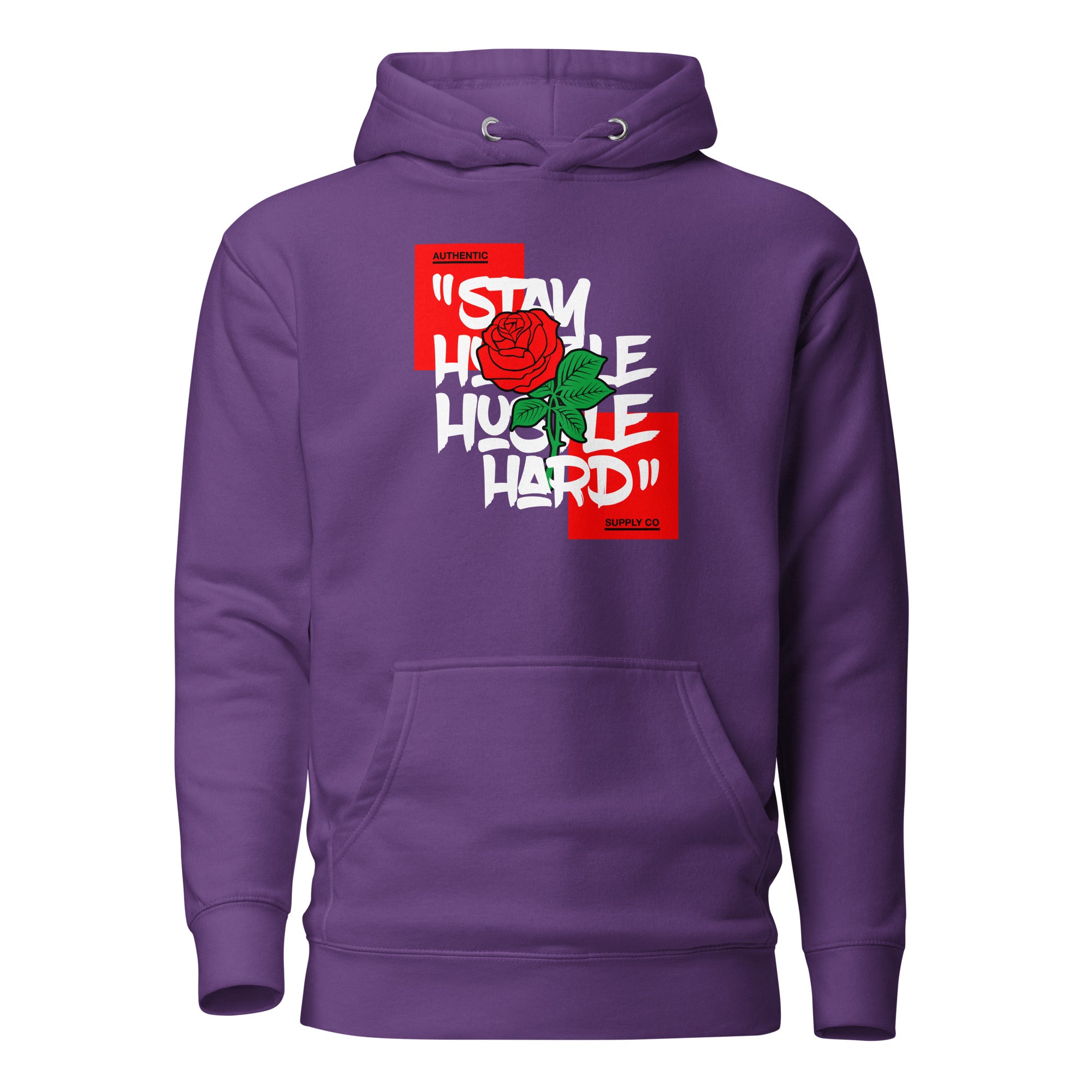 Stay Hustle Hard Hoodie-Phoenix Styles