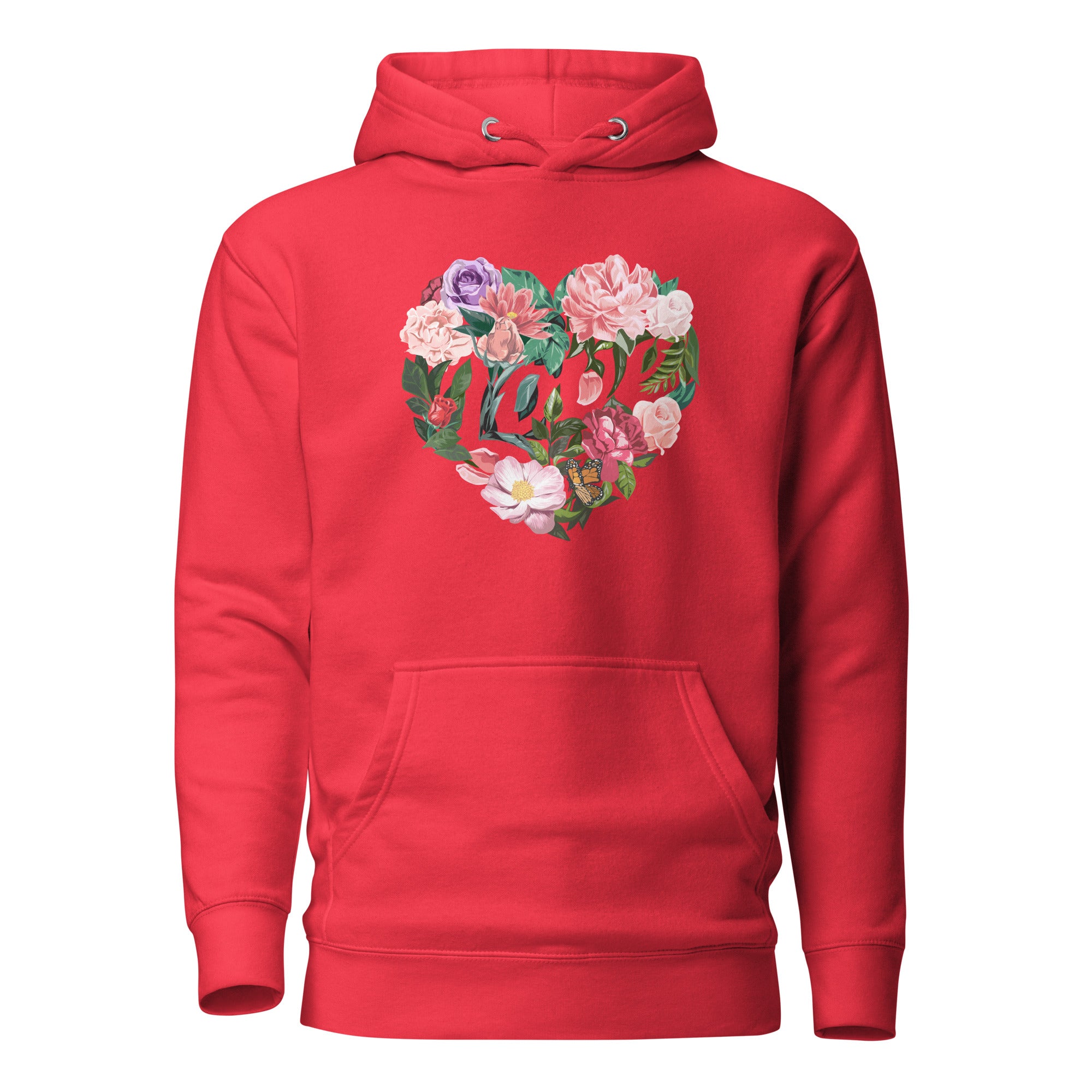 Floral Love Hoodie-Phoenix Styles