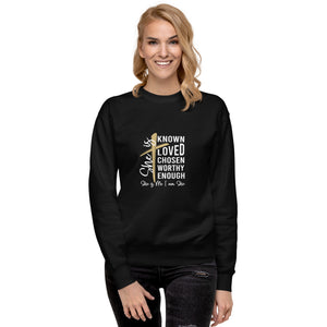 She Is Me and I Am She Premium Sweatshirt-Phoenix Styles