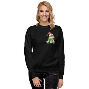 Just Waiting for Christmas Premium Sweatshirt-Phoenix Styles