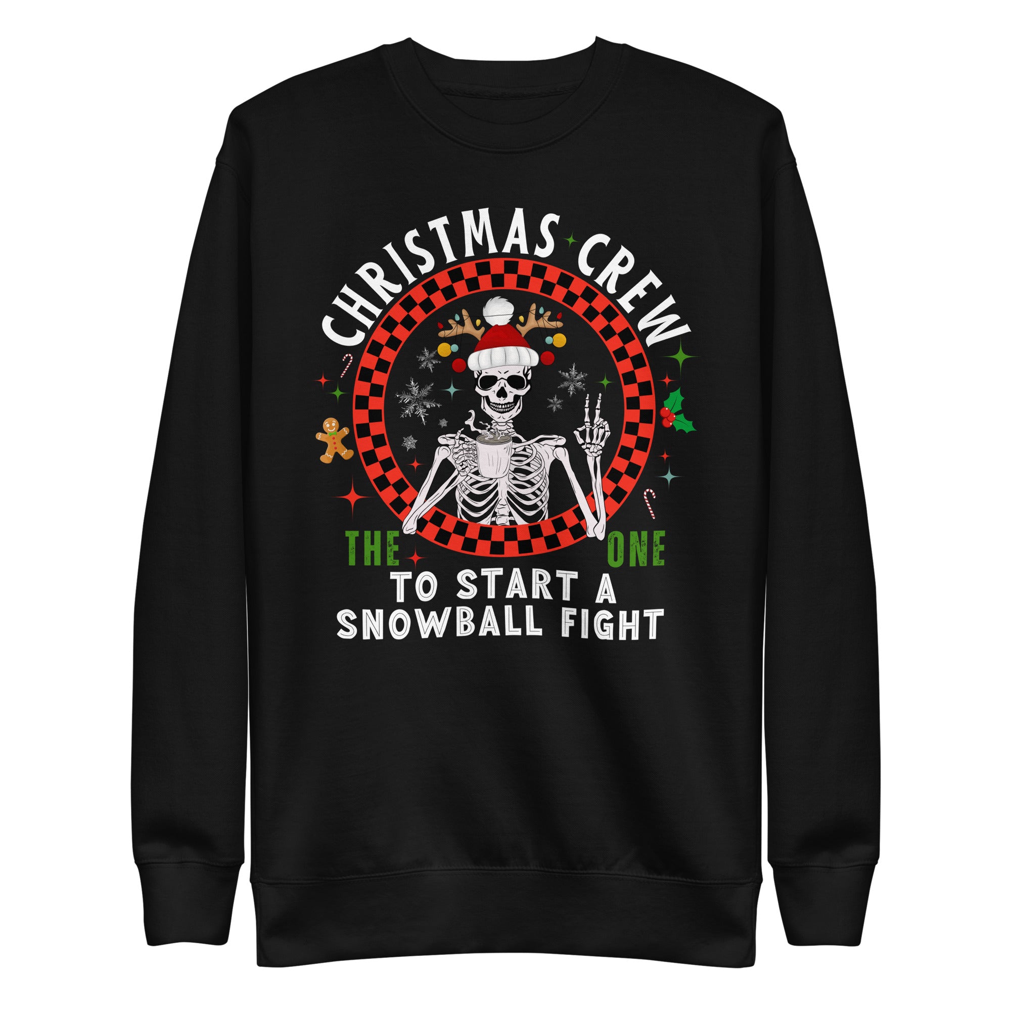 The One To Start A Snowball Fight Premium Sweatshirt-Phoenix Styles