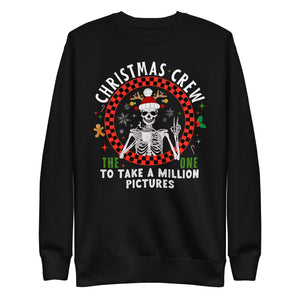 Christmas Crew- The One To Take Million Pictures Premium Sweatshirt-Phoenix Styles