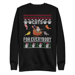 Cats For Everybody Unisex Premium Sweatshirt-Phoenix Styles