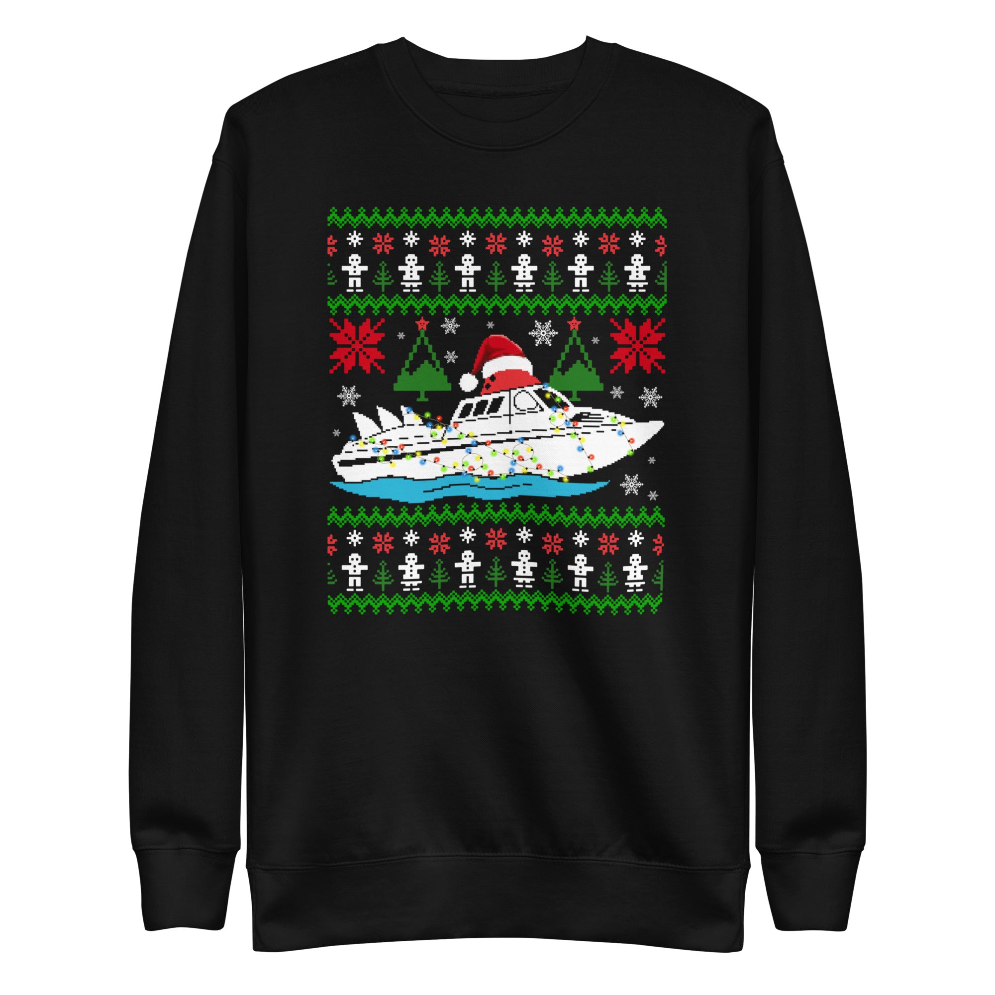 Christmas Boat Premium Sweatshirt-Phoenix Styles