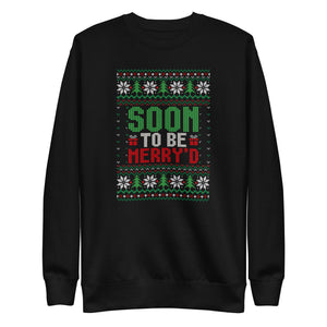 Soon To Be Merry'd Premium Sweatshirt-Phoenix Styles