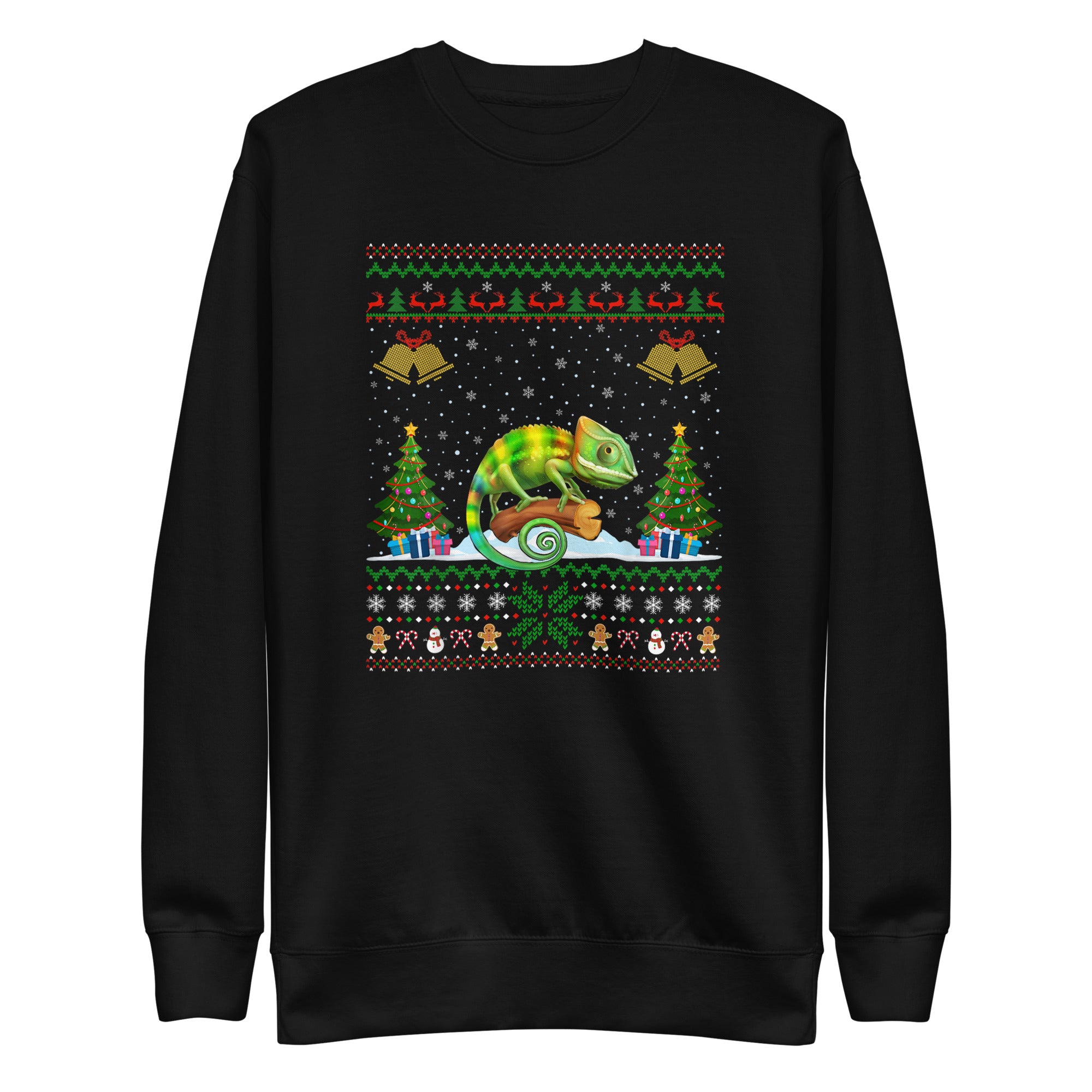 Lizard Christmas Unisex Premium Sweatshirt-Phoenix Styles