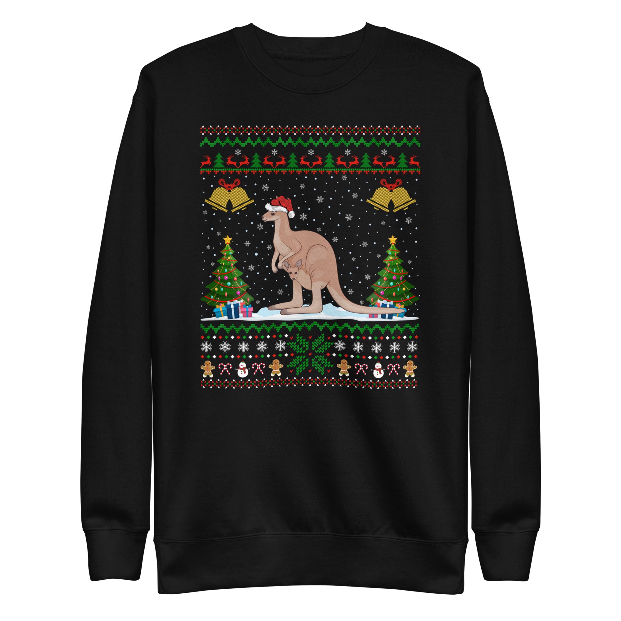 Christmas Dino Premium Sweatshirt-Phoenix Styles