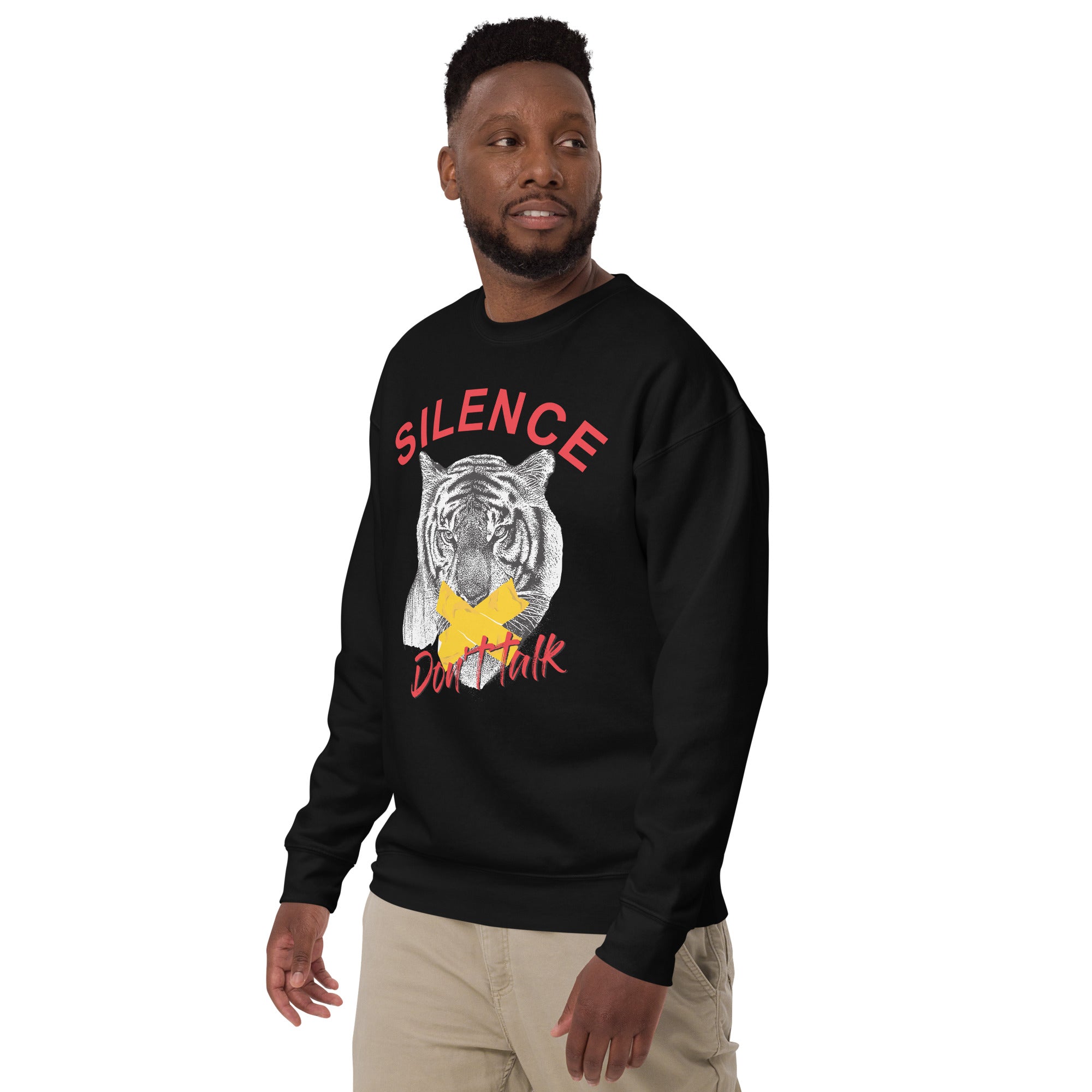 Silence Premium Sweatshirt-Phoenix Styles