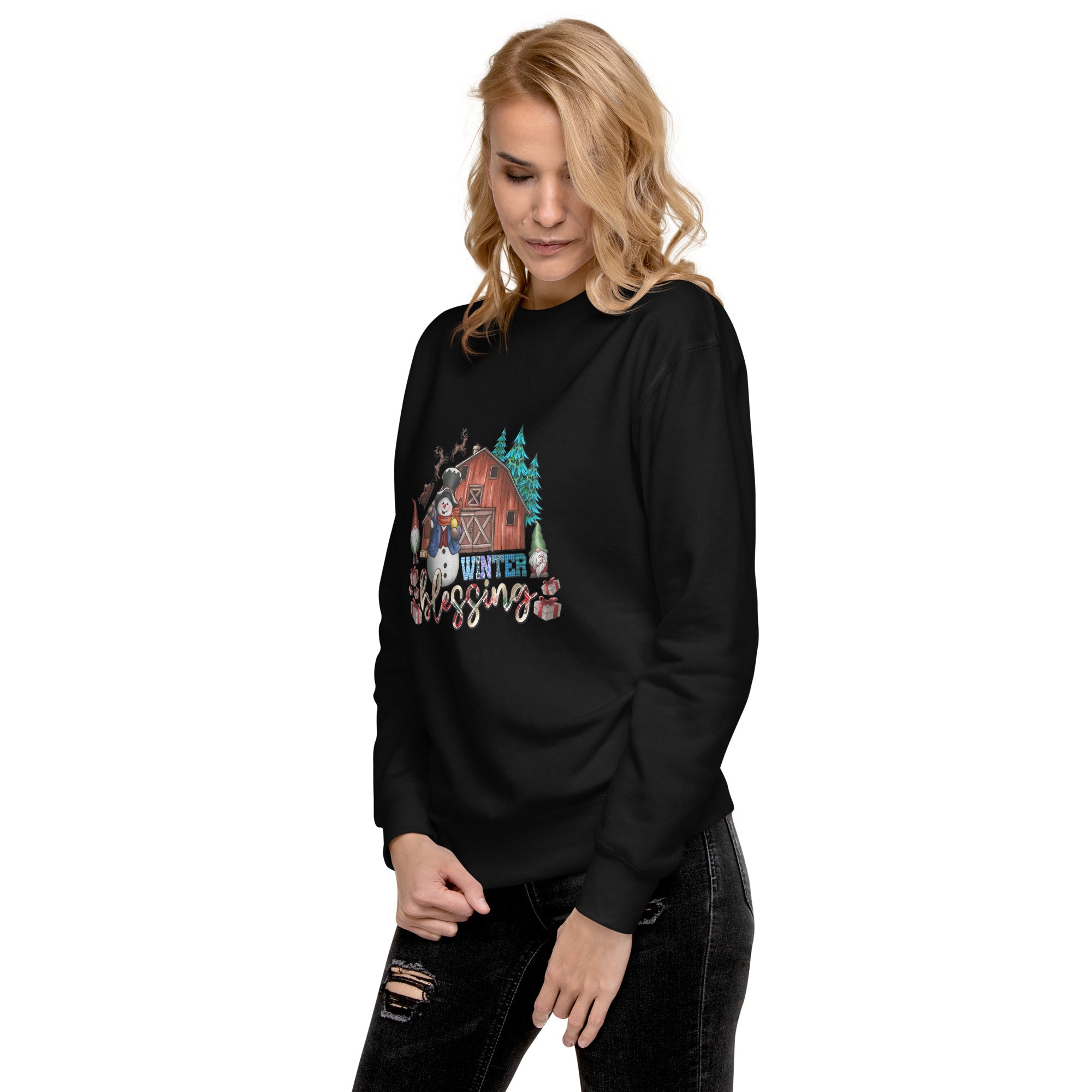 Winter Blessings Premium Sweatshirt-Phoenix Styles