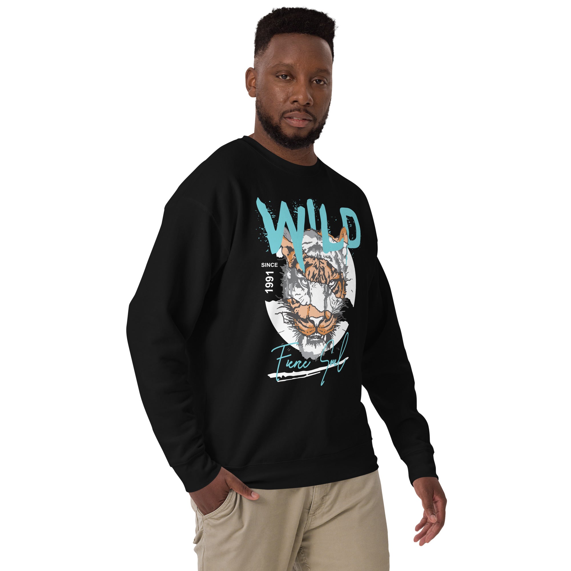 Wild Fierce Soul Premium Sweatshirt-Phoenix Styles