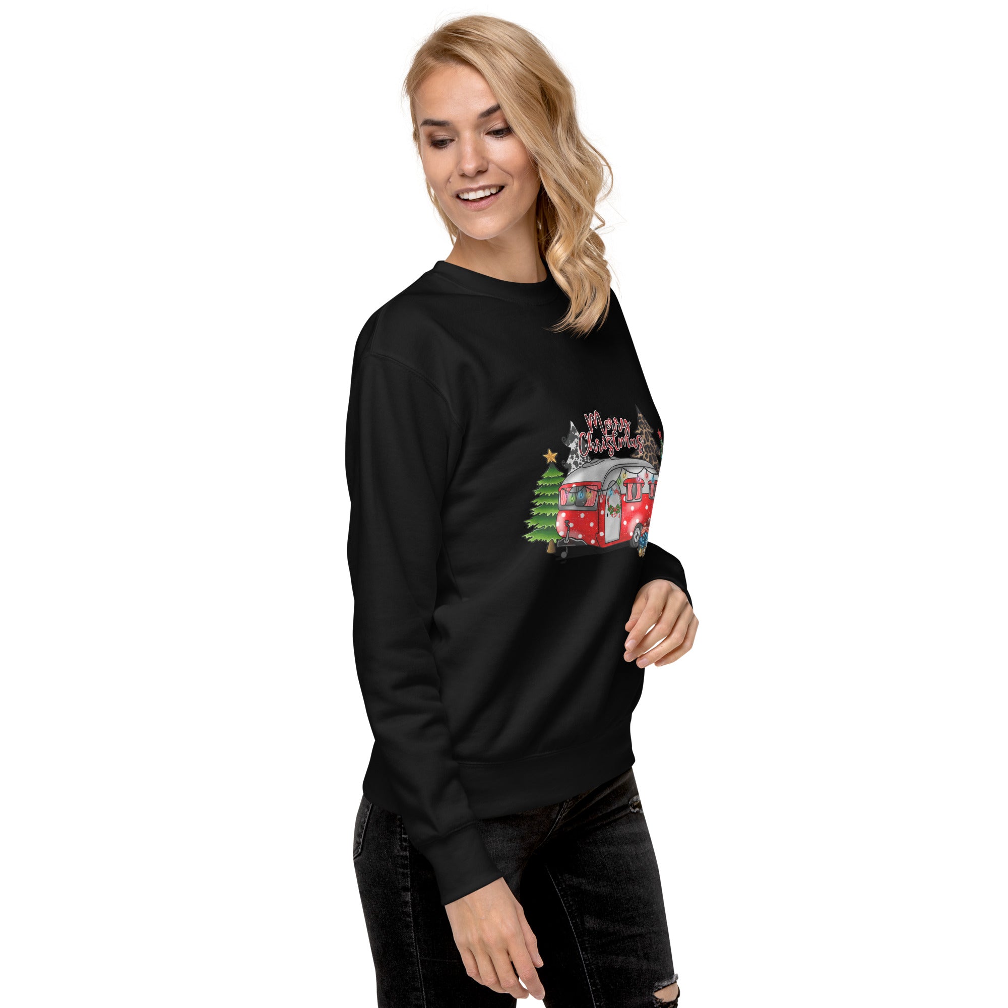 Merry Christmas Camper Premium Sweatshirt-Phoenix Styles