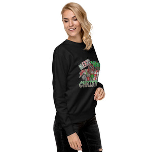 Merry Christmas Truck Unisex Premium Sweatshirt-Phoenix Styles