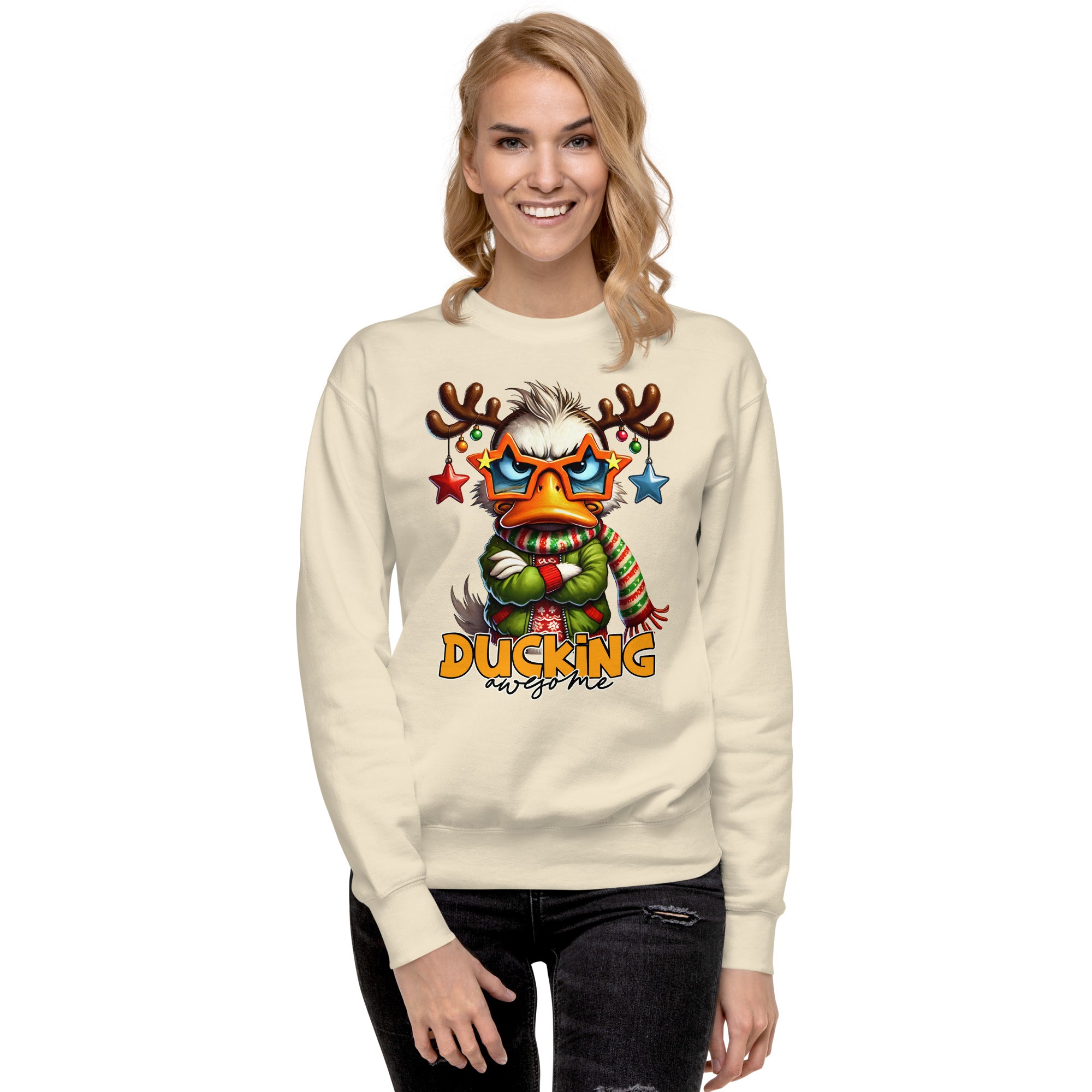 Ducking Awesome Premium Sweatshirt-Phoenix Styles