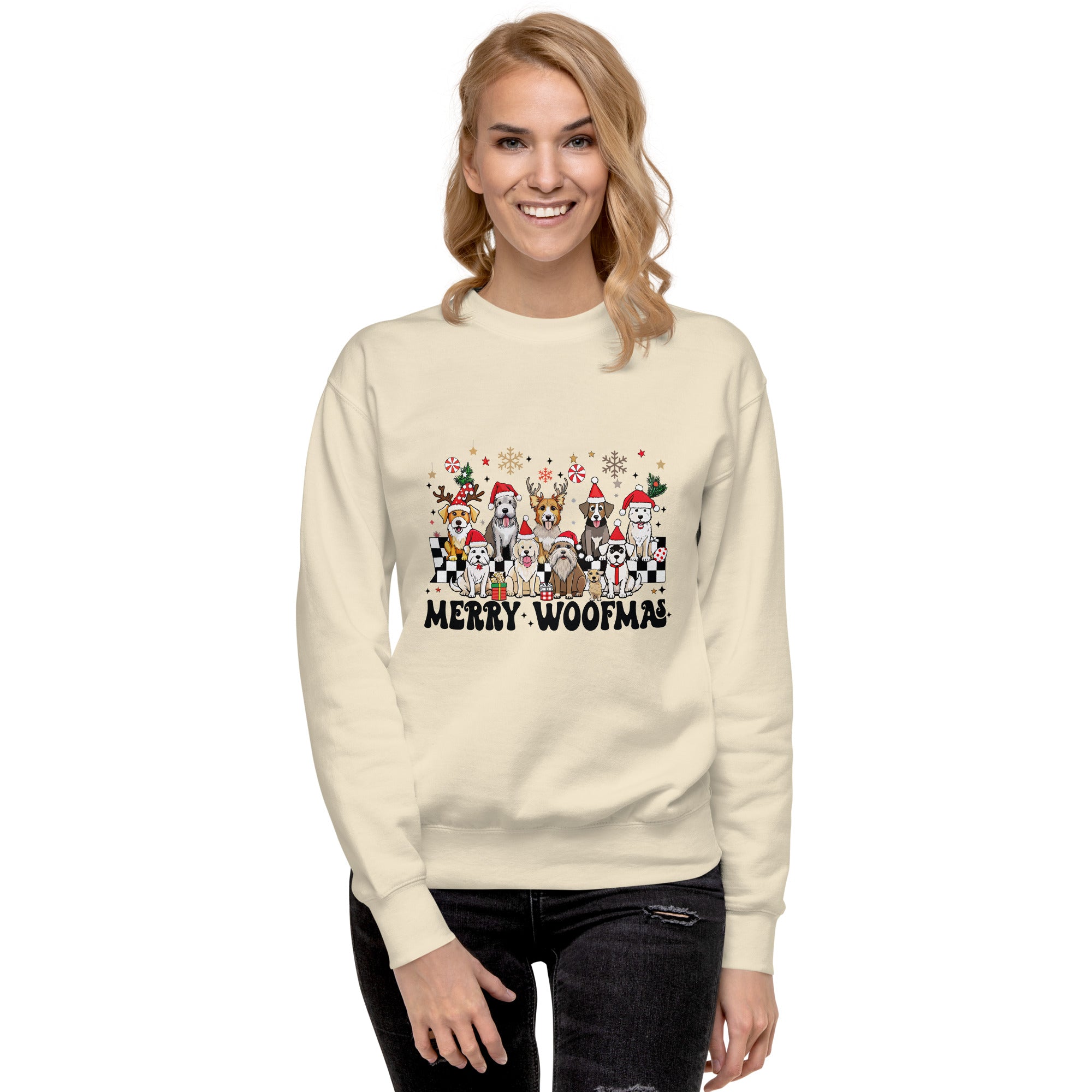 Merry Woofmas Unisex Premium Sweatshirt-Phoenix Styles